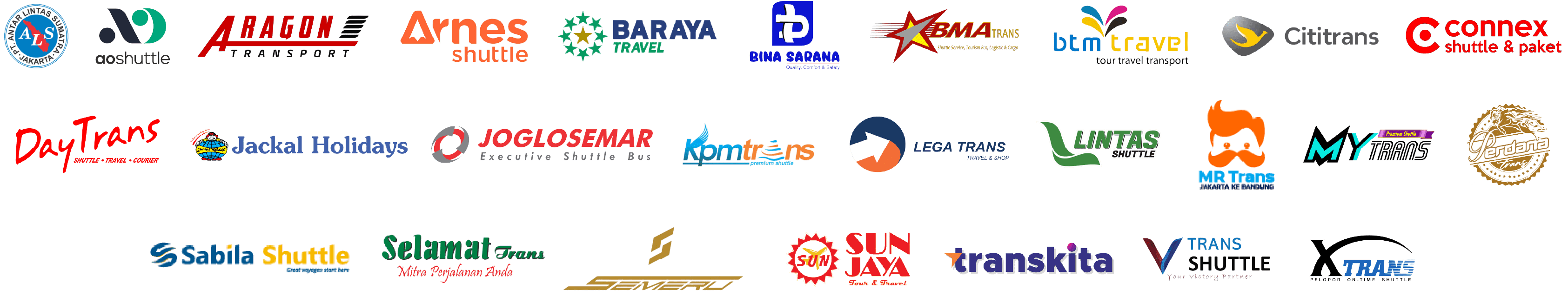 travel di indonesia jackal holidays, baraya travel, ao shuttle, arnes, bma, mrtrans, daytrans, lintas shuttle, aragonn, xtrans, joglosemarbus, connex, perdana trans, sabila shuttle, selamat trans, semeru